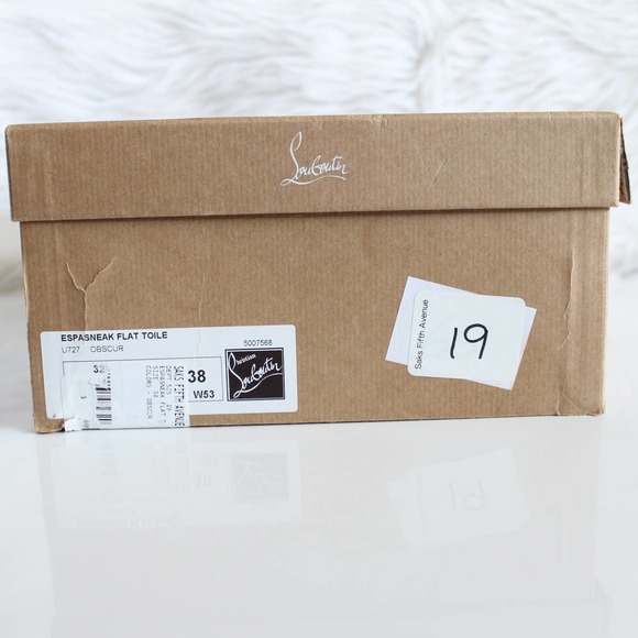 Christian Louboutin Espasneak Navy Canvas Low-Top Espadrille Sneakers - Picture 16 of 16